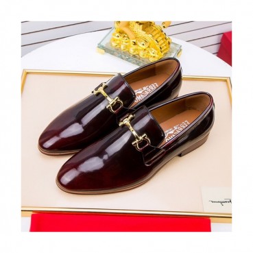 Ferragamo  2020 Mens Leather Loafer - 페라가모 2020 남성용 레더 로퍼 FGMS0295 ,Size(240 