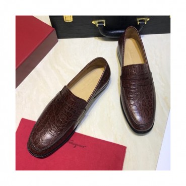 Ferragamo 2020 Mens Leather Loafer - 페라가모 2020 남성용 레더 로퍼 FGMS0225,Size(240 