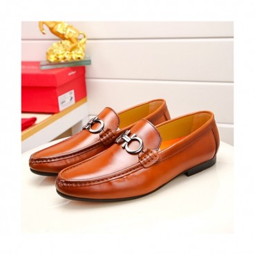 Ferragamo  2020 Mens Leather Loafer - 페라가모 2020 남성용 레더 로퍼 FGMS0177 ,Size(240 