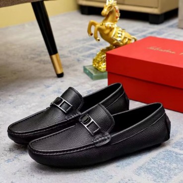 Ferragamo 2023 Mens Leather Loafer - 페라가모 2023 남성용 레더 로퍼 FGMS0175 ,Size(240 