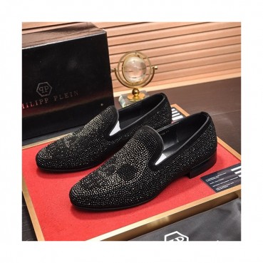Philipp plein 2020 Mens Leather Loafer - 필립플레인 2020 남성용 레더 로퍼 PPS0174,Size(240 