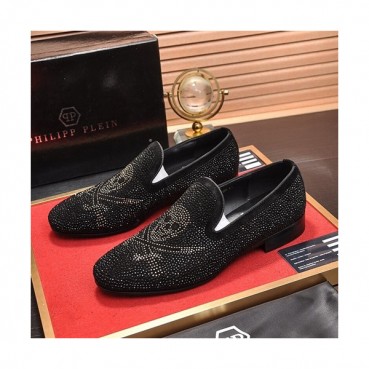 Philipp plein 2020 Mens Leather Loafer - 필립플레인 2020 남성용 레더 로퍼 PPS0173,Size(240 