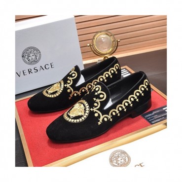 Versace 2020 Mens Leather Loafer - 베르사체 2020 남성용 레더 로퍼 VERS0305,Size(240 
