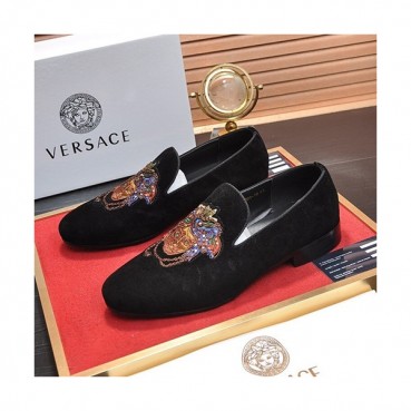 Versace 2020 Mens Leather Loafer - 베르사체 2020 남성용 레더 로퍼 VERS0306,Size(240 