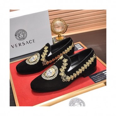 Versace 2020 Mens Leather Loafer - 베르사체 2020 남성용 레더 로퍼 VERS0302,Size(240 