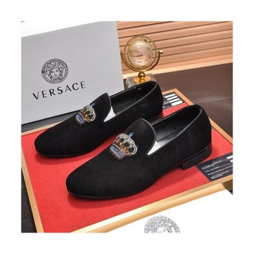 Versace 2020 Mens Leather Loafer - 베르사체 2020 남성용 레더 로퍼 VERS0299,Size(240 