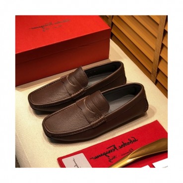 Ferragamo  2020 Mens Leather Loafer - 페라가모 2020 남성용 레더 로퍼 FGMS0155 ,Size(240 