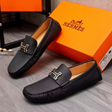 Hermes 2022 Mens Leather Loafer - 에르메스 2022 남성용 레더 로퍼 HERS0261.Size(240 