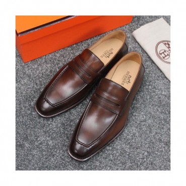 Hermes 2019 Mens Leather Loafer - 에르메스 2019 남성용 레더 로퍼 HERS0247.Size(245 