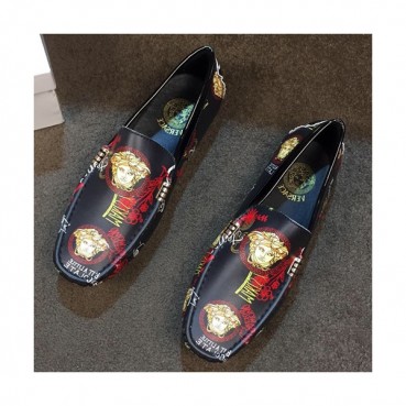 Versace 2019 Mens Leather Loafer - 베르사체 2019 남성용 레더 로퍼,VERS0114.Size (240 