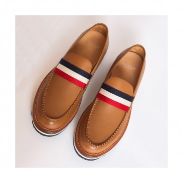 [매장판]Moncler 2019 Mens Leather Loafer - 몽클레어 2019 남성용 레더 로퍼,MONCS0015,Size(245 