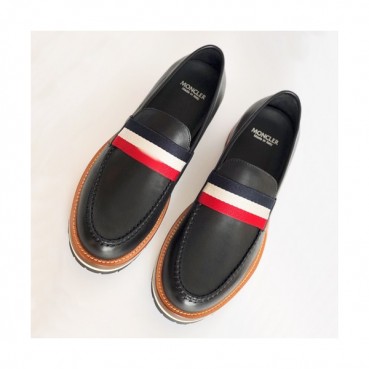 [매장판]Moncler 2019 Mens Leather Loafer - 몽클레어 2019 남성용 레더 로퍼,MONCS0014,Size(245 