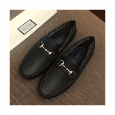 Gucci 2019 Mens Leather Wool Loafer - 구찌 2019 남성용 레더&울 로퍼 GUCS0367.Size(240 