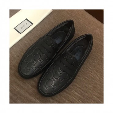 Gucci 2019 Mens Leather Wool Loafer - 구찌 2019 남성용 레더&울 로퍼 GUCS0366.Size(240 