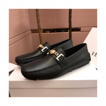 Versace 2019 Mens Leather Loafer - 베르사체 2019 남성용 레더 로퍼,VERS0076.Size (240 