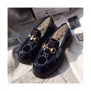 Gucci 2019 Ladies Velvet Loafer - 구찌 2019 여성용 벨벳 로퍼 GUCS0357.Size(225 
