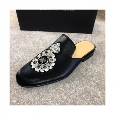 Dolce&Gabbana 2019 Mens Leather Bloafer - 돌체앤가바나 2019 남성용 레더 블로퍼 DGS0054,Size(240 