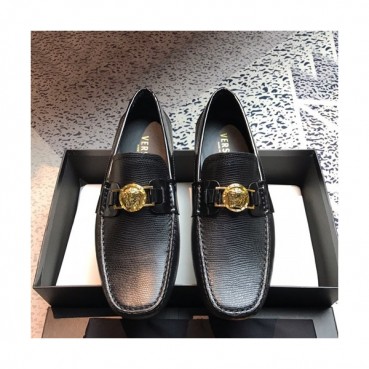 Versace 2019 Mens Leather Loafer - 베르사체 2019 남성용 레더 로퍼 VERS0019.Size (240 