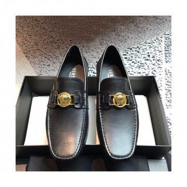 Versace 2019 Mens Leather Loafer - 베르사체 2019 남성용 레더 로퍼 VERS0017.Size (240 