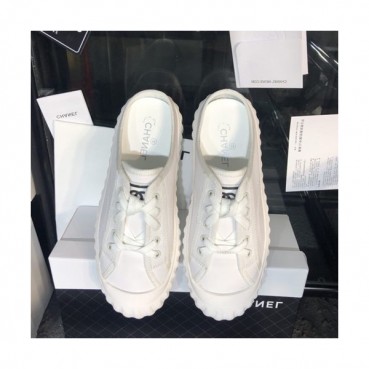 Chanel 2019 Ladies Leather Bloafer - 샤넬 2019 여성용 레더 블로퍼 CHAS0308.Size(225 