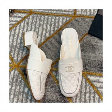 Chanel 2019 Ladies Leather Bloafer - 샤넬 2019 여성용 레더 블로퍼 CHAS0303.Size(225 
