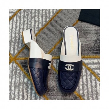 Chanel 2019 Ladies Leather Bloafer - 샤넬 2019 여성용 레더 블로퍼 CHAS0302.Size(225 
