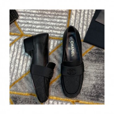 Chanel 2019 Ladies Leather Loafer - 샤넬 2019 여성용 레더 로퍼 CHAS0298.Size(225 
