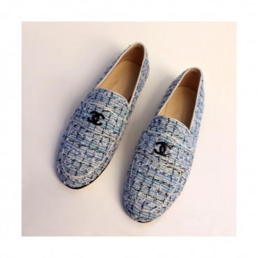 Chanel 2019 Ladies Tweed Loafer - 샤넬 2019 여성용 트위드 로퍼 CHAS0286.Size(225 