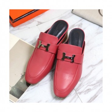 Hermes 2019 Ladies Leather Middle Heel Bloafer- 에르메스 2019 여성용 레더 미들힐 블로퍼 HERS0184,Size(225 
