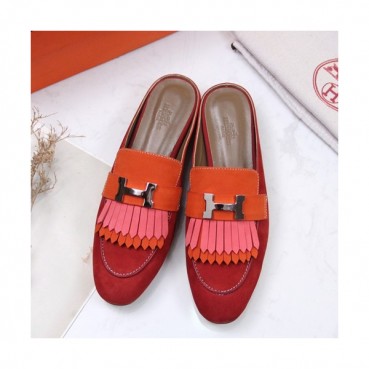 Hermes 2019 Ladies Leather Bloafer- 에르메스 2019 여성용 레더 블로퍼 HERS0177,Size(225 