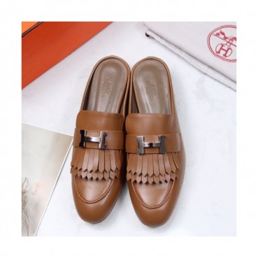 Hermes 2019 Ladies Leather Bloafer- 에르메스 2019 여성용 레더 블로퍼 HERS0176,Size(225 