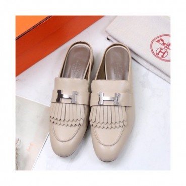 Hermes 2019 Ladies Leather Bloafer- 에르메스 2019 여성용 레더 블로퍼 HERS0175,Size(225 