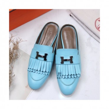 Hermes 2019 Ladies Leather Bloafer- 에르메스 2019 여성용 레더 블로퍼 HERS0174,Size(225 