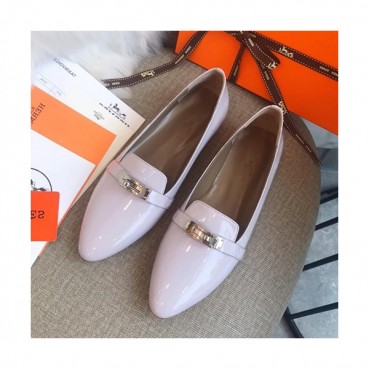 Hermes 2019 Ladies Leather Loafer- 에르메스 2019 여성용 레더 로퍼 HERS0165,Size(225 
