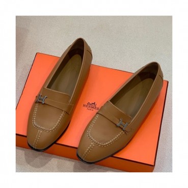 Hermes 2019 Ladies Leather Loafer- 에르메스 2019 여성용 레더 로퍼 HERS0163,Size(225 