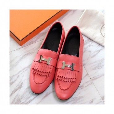 Hermes 2019 Ladies Leather Loafer- 에르메스 2019 여성용 레더 로퍼 HERS0160,Size(225 