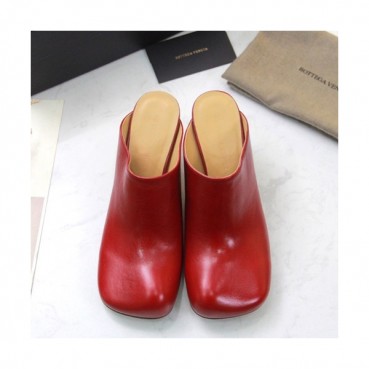 Bottega Veneta 2019 Ladies Leather Middle Heel Bloafer - 보테가베네타 2019 여성용 레더 미들힐 블로퍼 BVS0009,Size(225 
