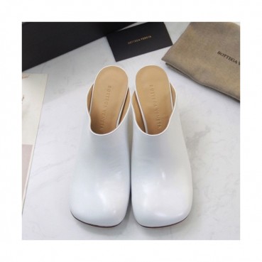 Bottega Veneta 2019 Ladies Leather Middle Heel Bloafer - 보테가베네타 2019 여성용 레더 미들힐 블로퍼 BVS0008,Size(225 