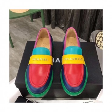 Chanel 2019 Ladies Leather Loafer - 샤넬 2019 여성용 레더 로퍼 CHAS0233.Size(225 