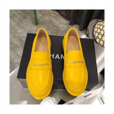 Chanel 2019 Ladies Leather Loafer - 샤넬 2019 여성용 레더 로퍼 CHAS0226.Size(225 