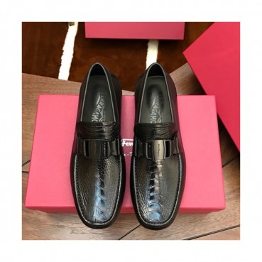 Ferragamo 2019 Mens Leather Loafer - 페라가모 2019 남성용 레더 로퍼 FGMS0024,Size(240 