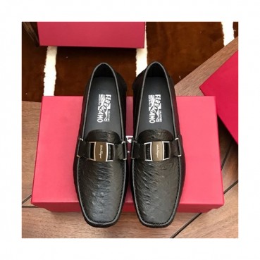 Ferragamo 2019 Mens Leather Loafer - 페라가모 2019 남성용 레더 로퍼 FGMS0022,Size(240 