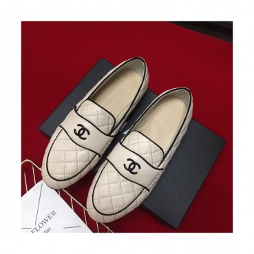 Chanel 2019 Ladies Leather Loafer - 샤넬 2019 여성용 레더 로퍼 CHAS0212.Size(225 