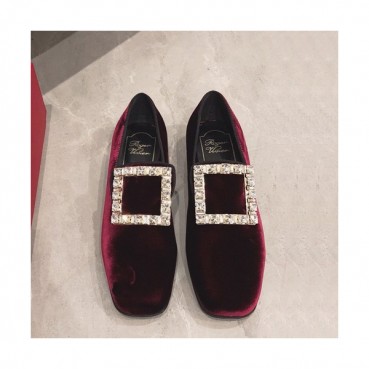 Roger Vivier 2019 Ladies Velvet Loafer - 로저비비에 2019 여성용 벨벳 로퍼 RVS0039.Size(225 