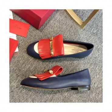 Valentino 2019 Ladies Tassel Metal Logo Loafer - 발렌티노 2019 여성용 태슬 메탈 로고 로퍼 VTS0030.Size(225 
