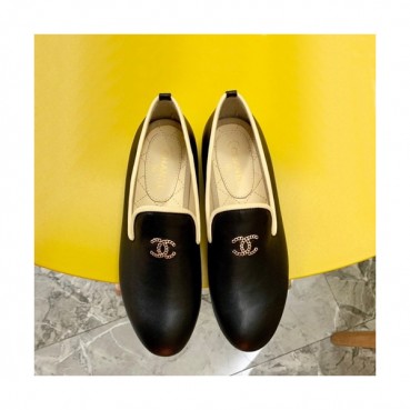 Chanel 2019 Ladies Leather Loafer - 샤넬 2019 여성용 레더 로퍼 CHAS0122.Size(225 