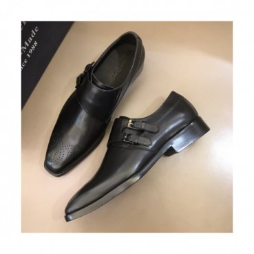 [커스텀급]Berluti 2019 Mens Metal Buckle Strap Business Leather Loafer - 벨루티 2019 남성 메탈 버클 스트랩 비지니스 레더 로퍼 Bert0016x.Size(240 