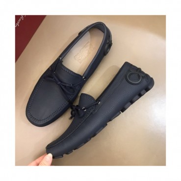 Ferragamo 2019 Mens Ribbon Leather Loafer - 페라가모 남성 리본 레더 로퍼 Fer03x.Size(240 