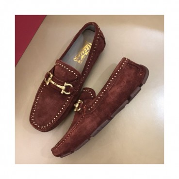 Ferragamo 2019 Mens Metal Gancio Leather Loafer - 페라가모 남성 메탈 간치오 레더 로퍼 Fer0288x.Size(240 