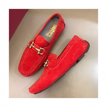 Ferragamo 2019 Mens Metal Gancio Leather Loafer - 페라가모 남성 메탈 간치오 레더 로퍼 Fer0286x.Size(240 